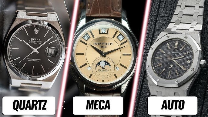 Les différents types de montres : automatique, quartz, mécanique