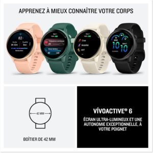 Garmin Vivoactive 6 montrant les autres coloris