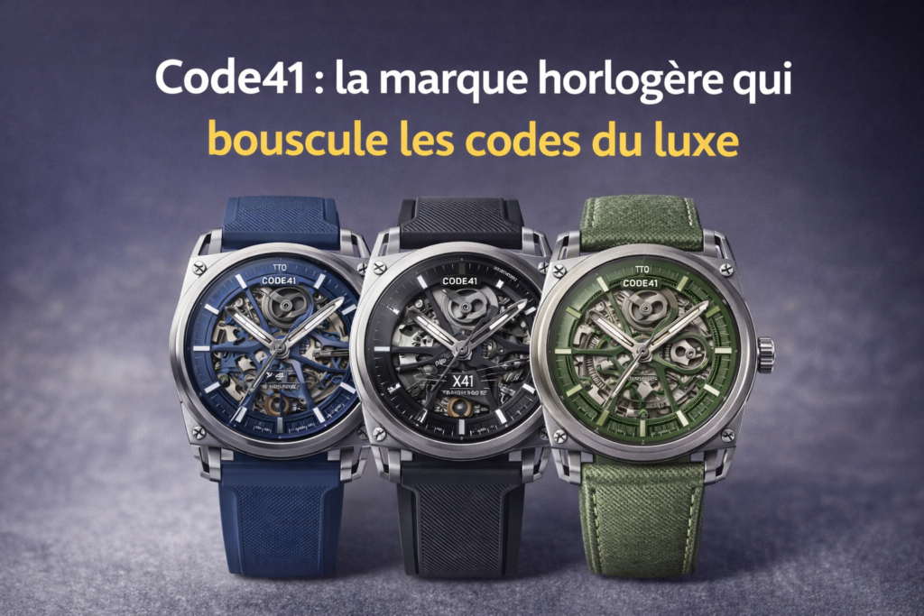 Code41 : la marque horlogère qui bouscule les codes du luxe