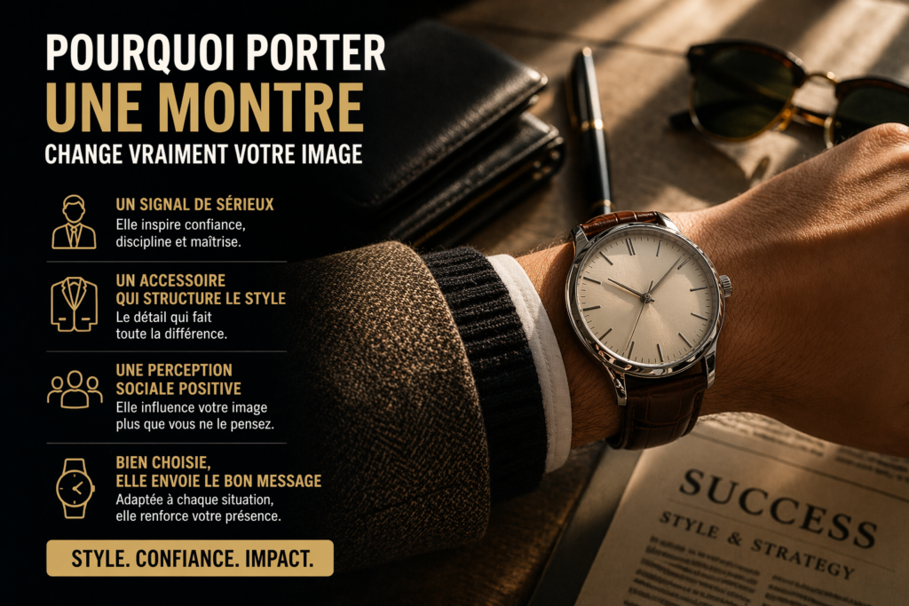 Pourquoi porter une montre change votre image