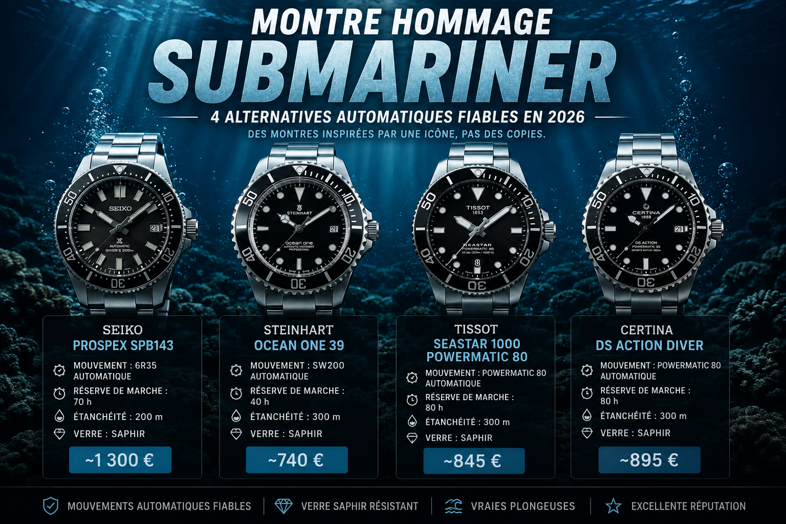 montre hommage Submariner