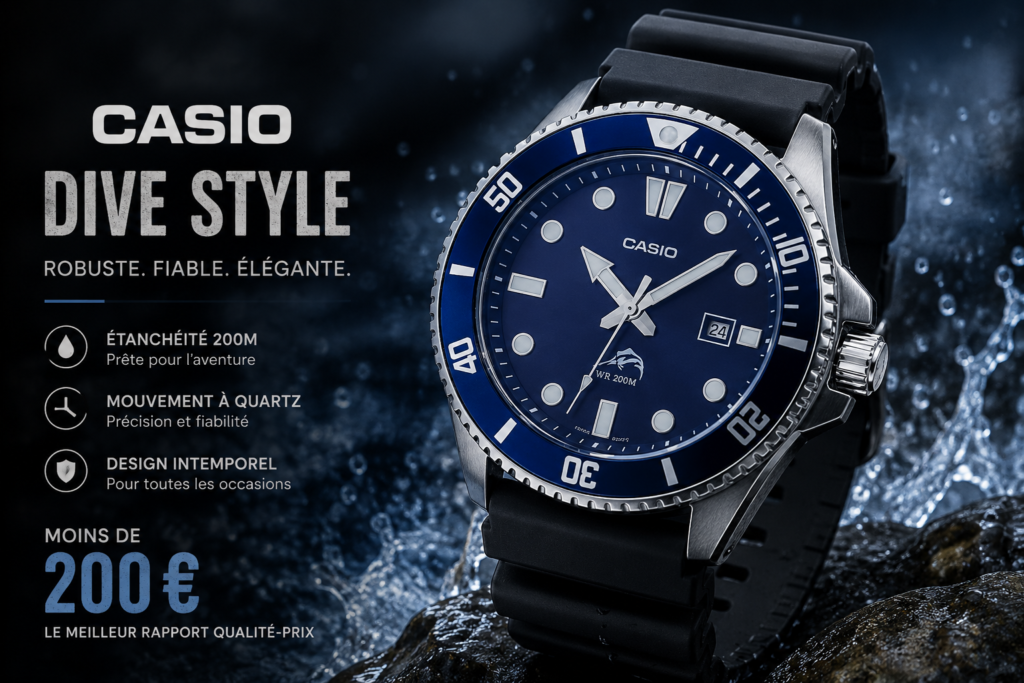 montre 200€ casio