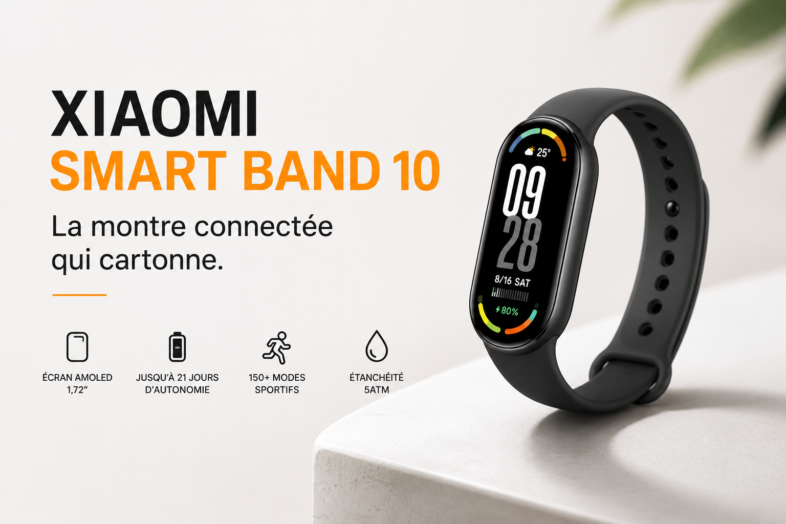 Montre connectée Xiaomi Smart Band 10